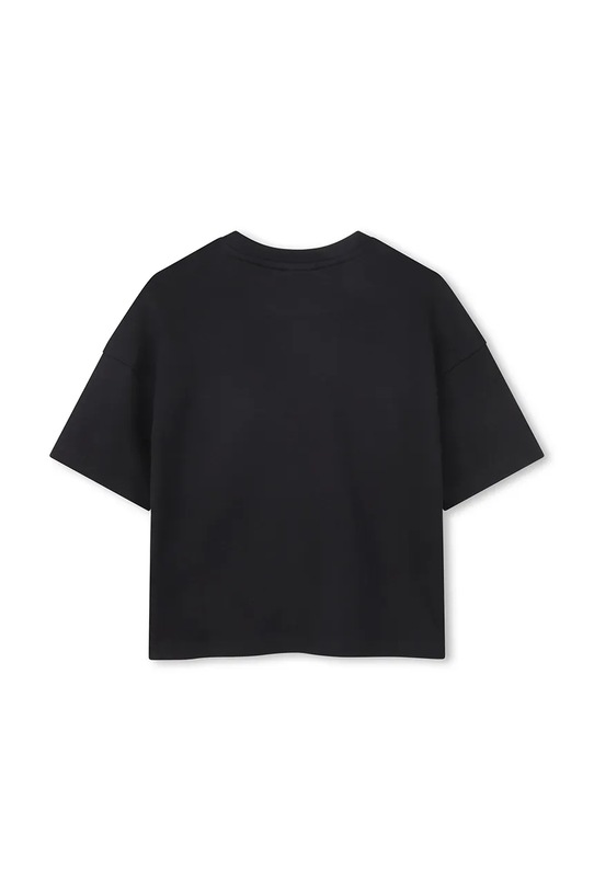 Dievča Detské bavlnené tričko HUGO G01052.156.162 čierna