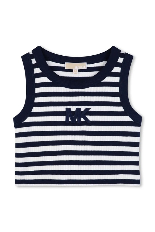 Michael Kors detský bavlnený top R30609.126.150 tmavomodrá SS26