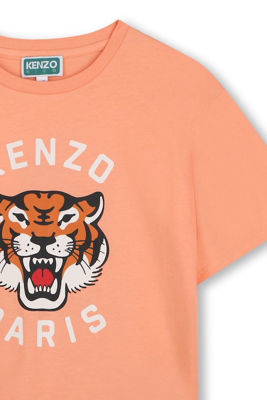 Lány Kenzo Kids gyerek pamut póló K61804.86.108 narancssárga