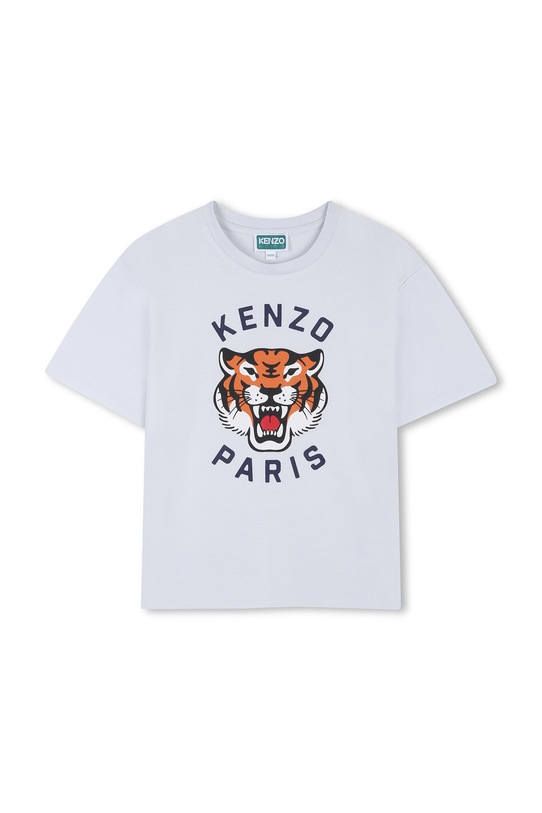 Kenzo Kids t-shirt in cotone per bambini cotone blu K61804.114.150