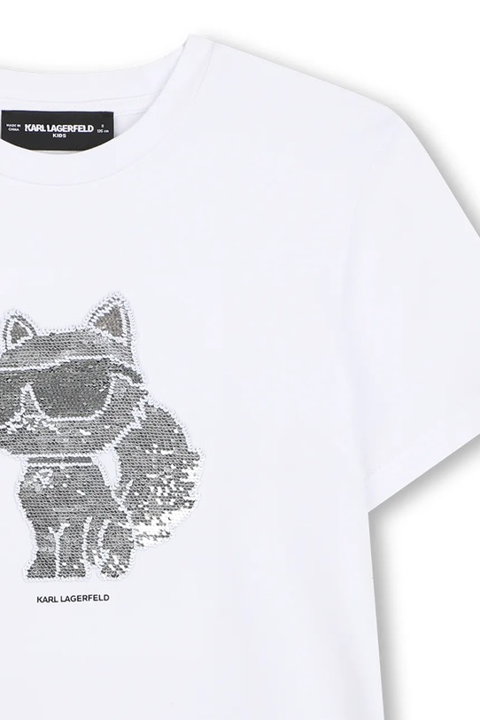 Detské tričko Karl Lagerfeld biela Z31153.102.108
