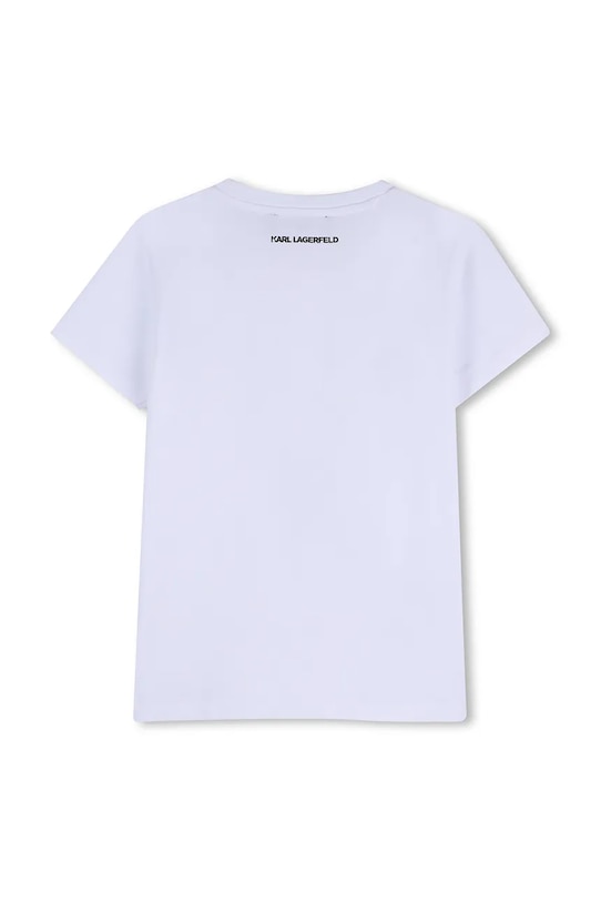 Djevojčice Dječja majica kratkih rukava Karl Lagerfeld Z31160.114.150 bijela