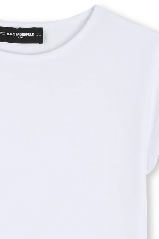 Dziewczynka Karl Lagerfeld top dziecięcy Z31164.114.150 biały