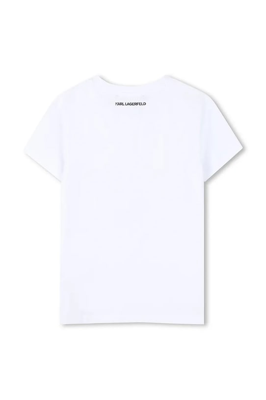 Dievča Detské tričko Karl Lagerfeld Z31157.86.108 biela