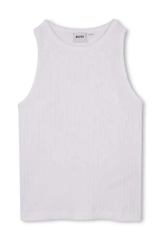 Otroški top BOSS Z elastanom bela J53024.156.162