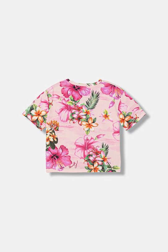 Guess t-shirt dziecięcy J6GI03.K6YW4.PPY2.M różowy SS26