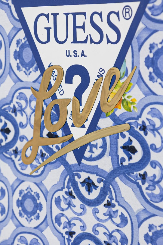 Dziewczynka Guess t-shirt dziecięcy J6GI03.K6YW4.PPY2.M niebieski