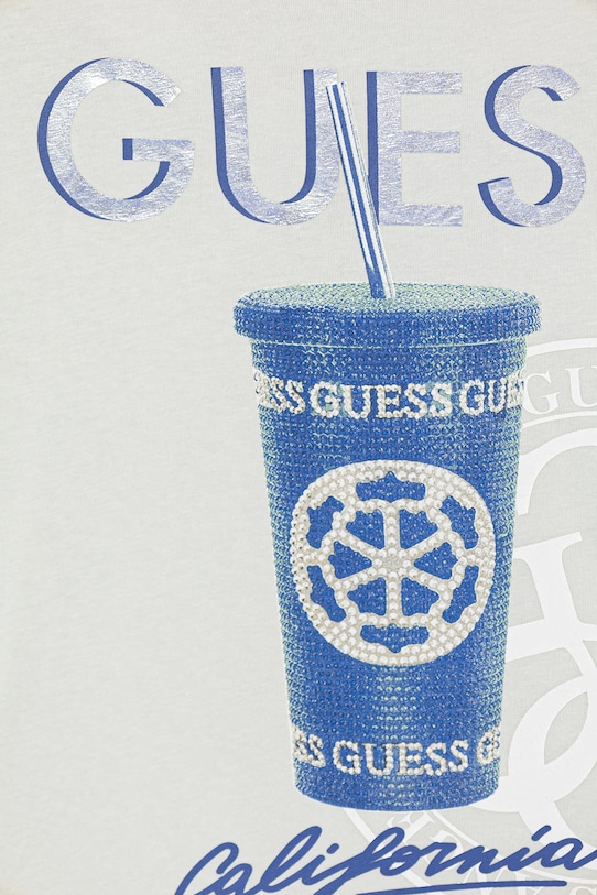 DÍVKA Dětské tričko Guess J6GI06.K6YW4.PPY2.M šedá