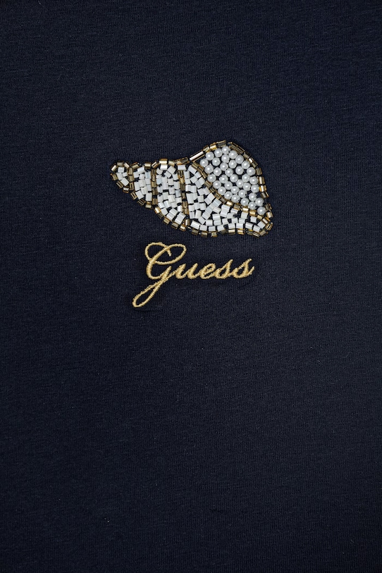 Fete Guess tricou pentru copii, din bumbac cu elastan J6GI10.K6YW4.PPY2.M bleumarin