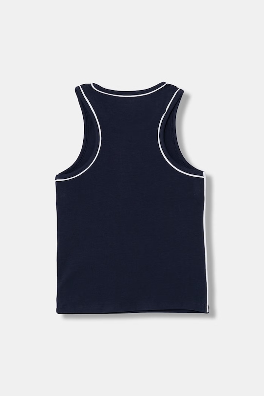 Guess top dziecięcy z bawełną J6GI11.K6YW4.PPY2.M granatowy SS26