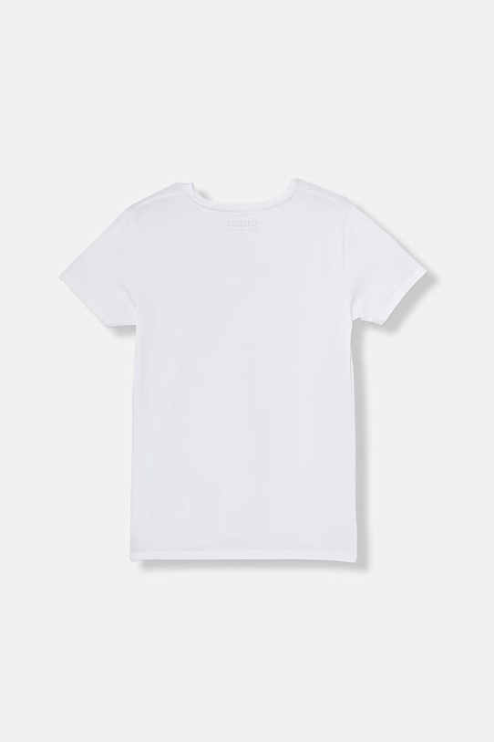 Guess t-shirt dziecięcy bawełniany z elastanem J6GI14.K6YW4.PPY2.M biały SS26