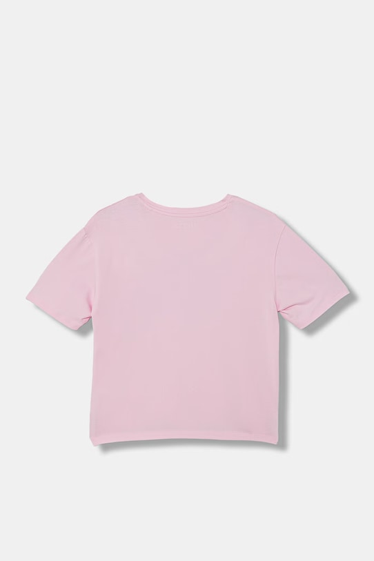 Guess T-shirt dziecięcy bawełniany z elastanem J6GI15.K6YW4.PPY2.M różowy SS26