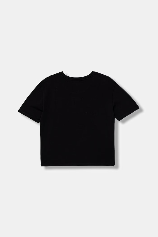 Guess T-shirt dziecięcy bawełniany z elastanem J6GI15.K6YW4.PPY2.M czarny SS26