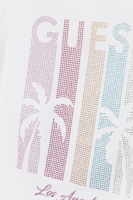 Dziewczynka Guess t-shirt dziecięcy J6GI20.K6YW4.PPY2.M biały