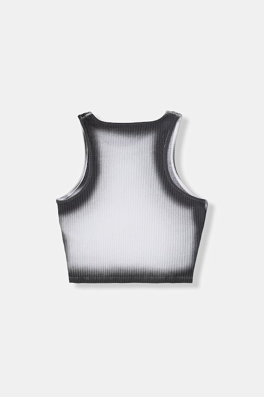 Guess top dziecięcy bawełniany z elastanem J6GI22.KCSK4.PPY2.M czarny SS26