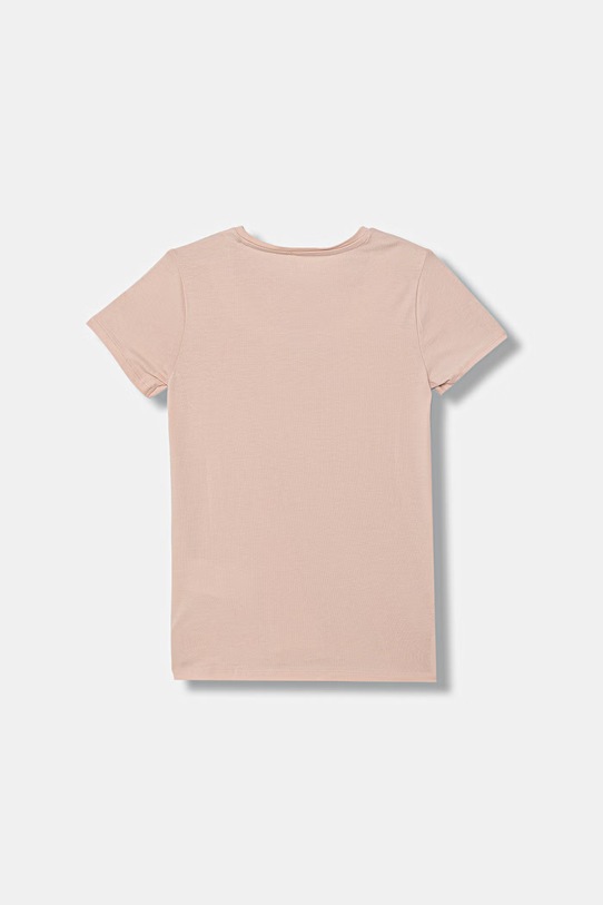 Guess t-shirt basic dziecięcy bawełniany J6GI28.K6YW4.PPY2.M beżowy SS26