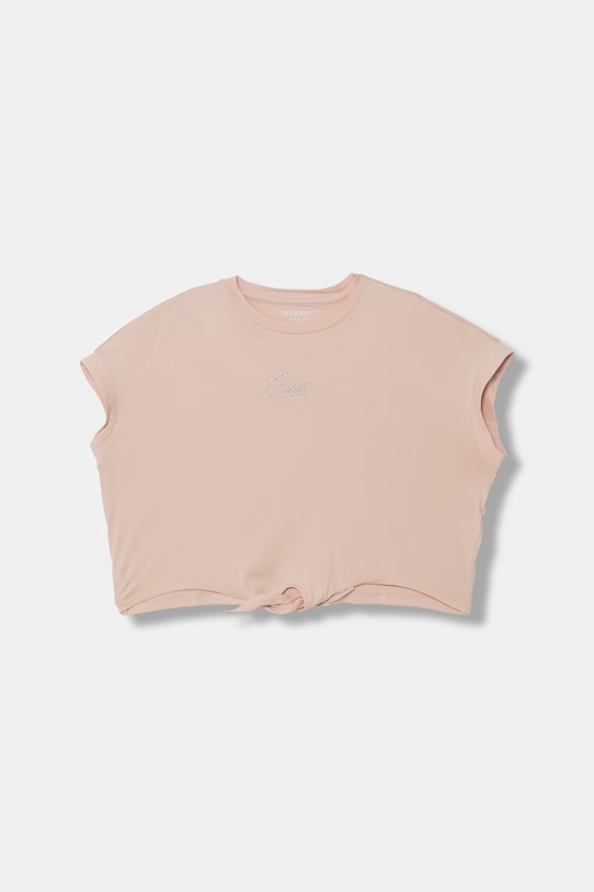 Guess tricou pentru copii, din bumbac cu elastan roz J6GI29.K6YW4.PPY2.M
