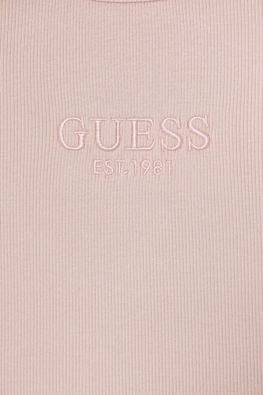 Dziewczynka Guess t-shirt basic dziecięcy bawełniany J6GI32.KBZP4.PPY2.M pomarańczowy