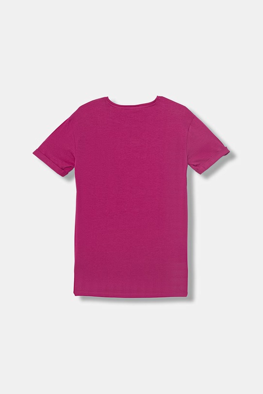 Guess t-shirt dziecięcy bawełniany z elastanem J6GI33.J1314.PPY2.M różowy SS26