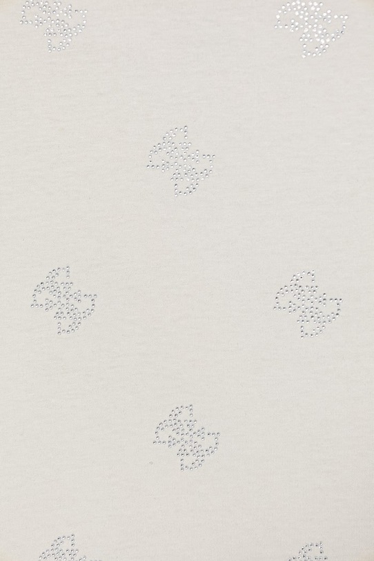 Dziewczynka Guess t-shirt bawełniany dziecięcy J6GI35.I3Z14.PPY2.M beżowy