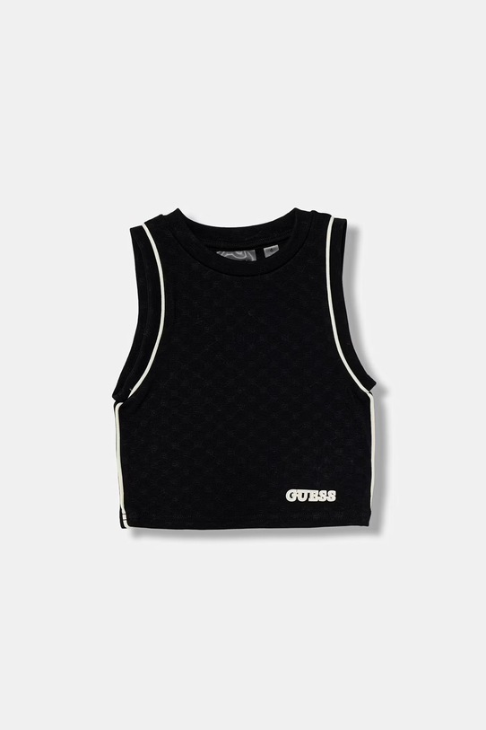 Guess top dziecięcy czarny J6GI37.KF972.PPY2.M