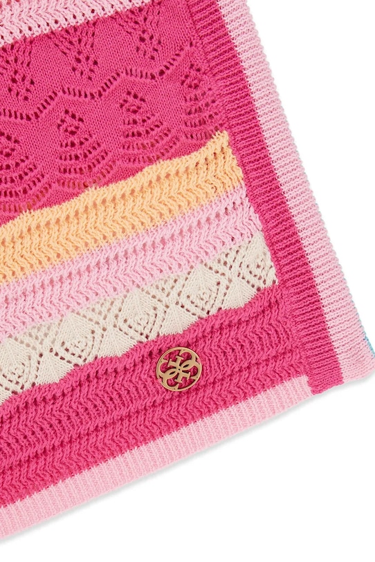 Guess blúzka s ramienkami detská bavlnená ružová J6GR03.Z5480.PPY2.M