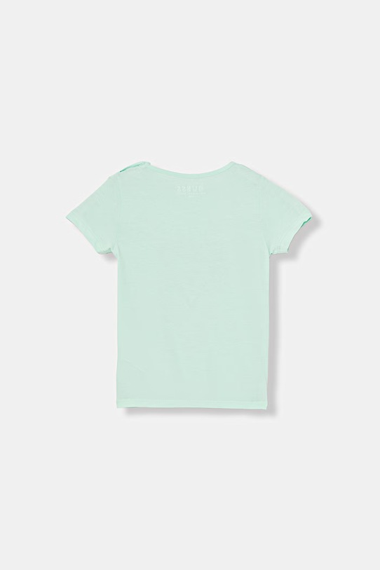 Guess T-shirt dziecięcy K6GI02.K6YW4.PPY2.M turkusowy SS26