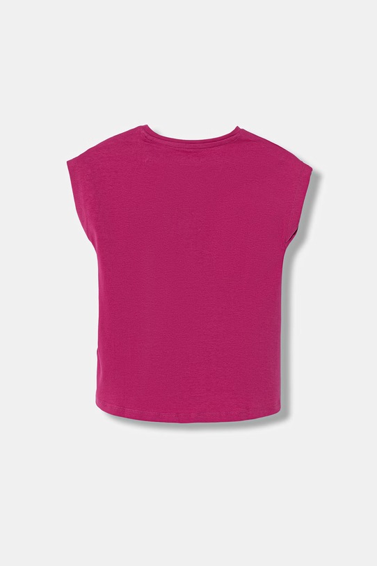 Guess t-shirt dziecięcy z bawełną K6GI03.K6YW4.PPY2.M różowy SS26