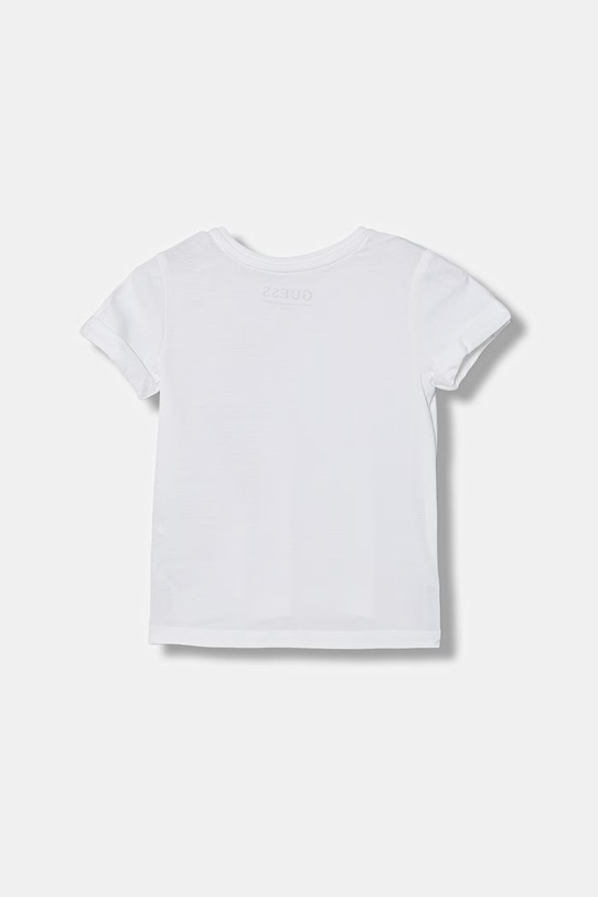 Guess t-shirt dziecięcy bawełniany z elastanem K6GI05.K6YW4.PPY2.M biały SS26
