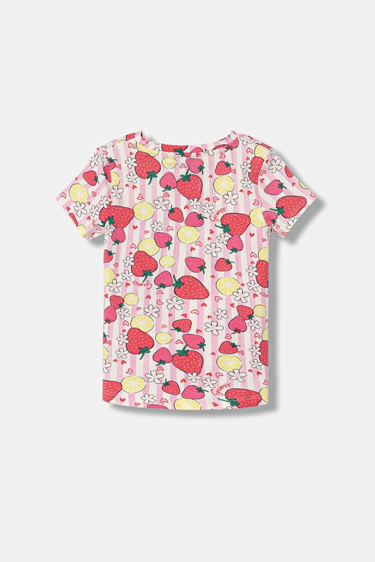 Guess t-shirt dziecięcy K6GI13.K6YW4.PPY2.M różowy SS26