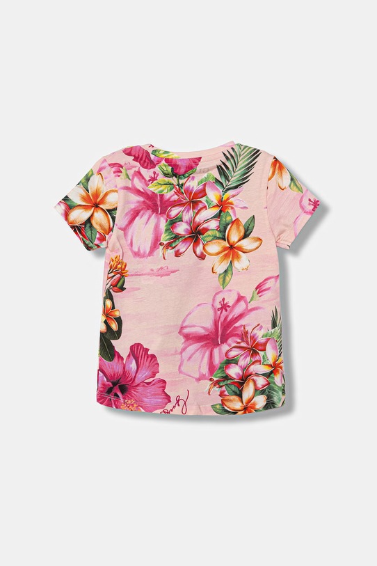 Guess t-shirt dziecięcy K6GI13.K6YW4.PPY2.M różowy SS26