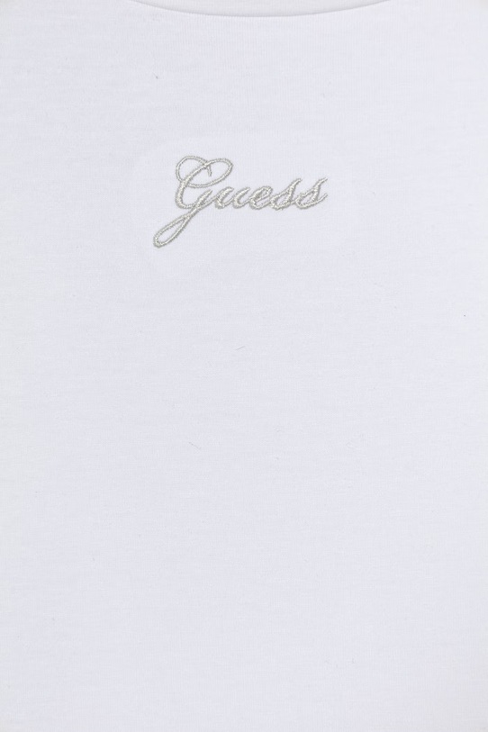 Dziewczynka Guess t-shirt dziecięcy bawełniany z elastanem K6GI19.K6YW4.PPY2.M biały