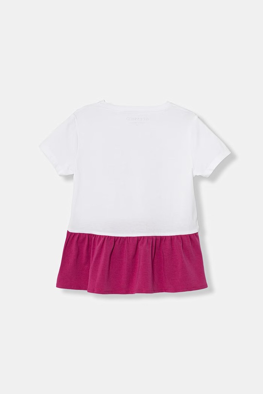 Guess t-shirt dziecięcy bawełniany z elastanem K6GI20.K6YW4.PPY2.M biały SS26