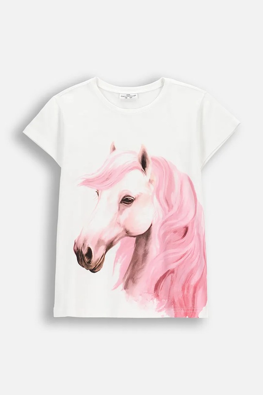 Παιδικό μπλουζάκι Coccodrillo στάμπα λευκό WC6143201VGA