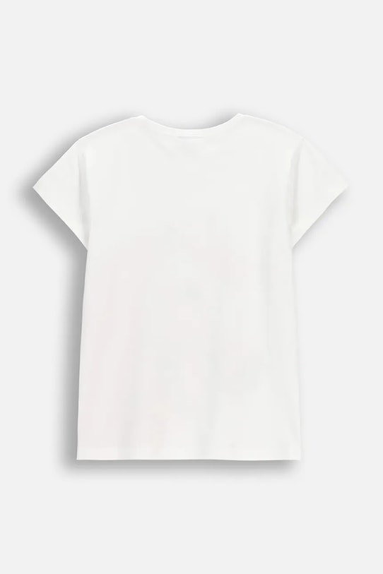 Παιδικό μπλουζάκι Coccodrillo WC6143201VGA λευκό SS26