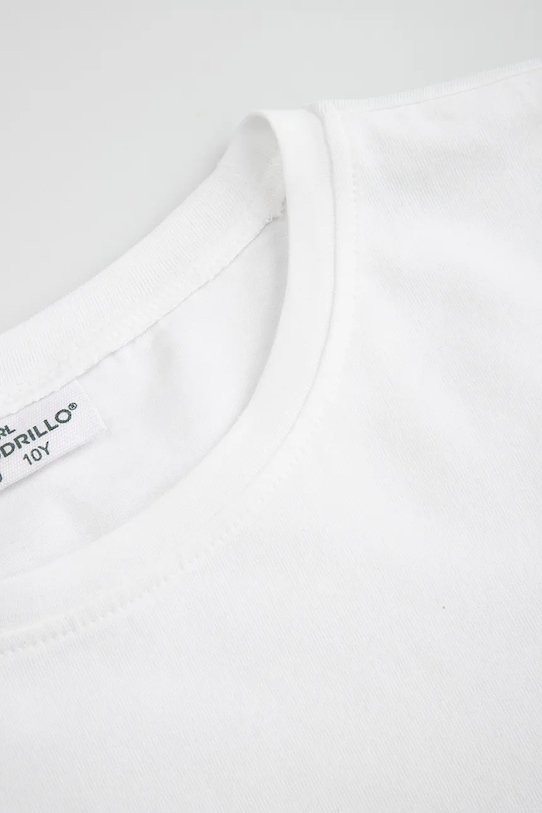Κοριτσίστικα Παιδικό μπλουζάκι Coccodrillo WC6143201VGA λευκό