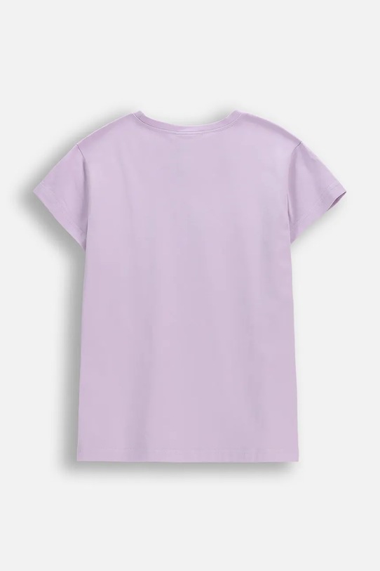 Παιδικό μπλουζάκι Coccodrillo WC6143202VGA μωβ SS26