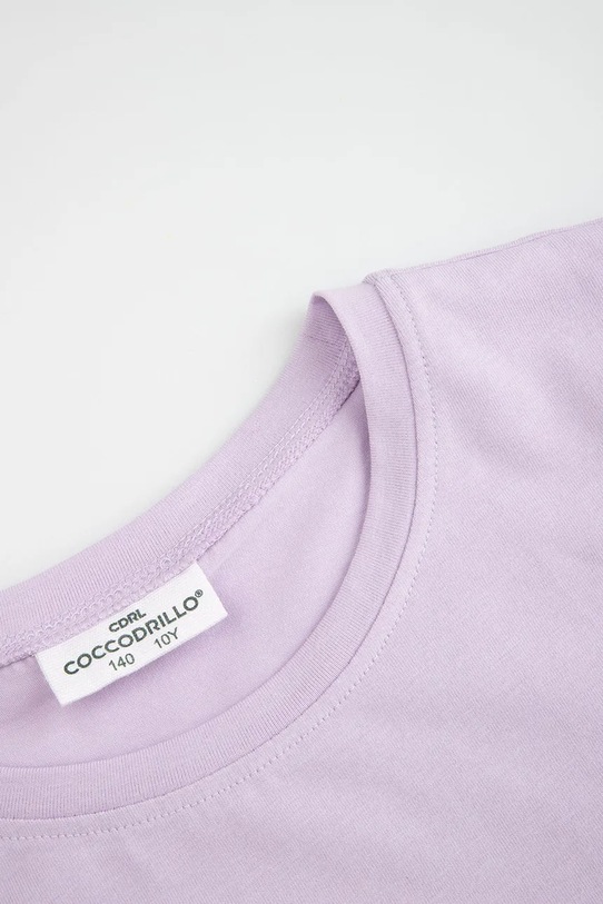 Κοριτσίστικα Παιδικό μπλουζάκι Coccodrillo WC6143202VGA μωβ