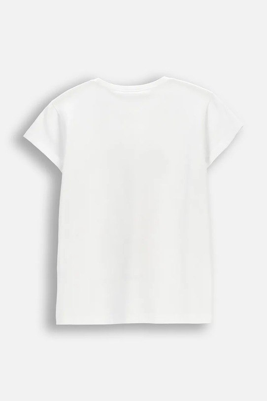 Παιδικό μπλουζάκι Coccodrillo WC6143204VGA λευκό SS26