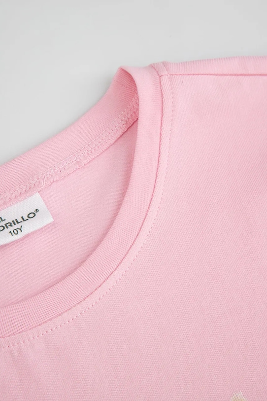 Κοριτσίστικα Παιδικό μπλουζάκι Coccodrillo WC6143205VGA ροζ