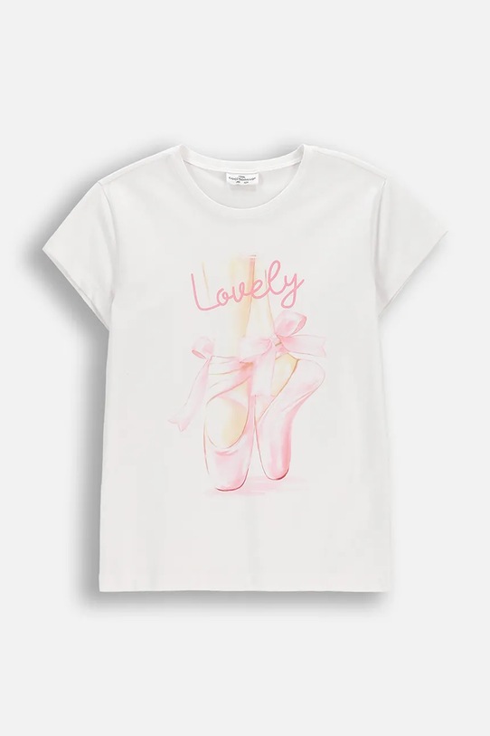 Παιδικό μπλουζάκι Coccodrillo στάμπα λευκό WC6143206VGA