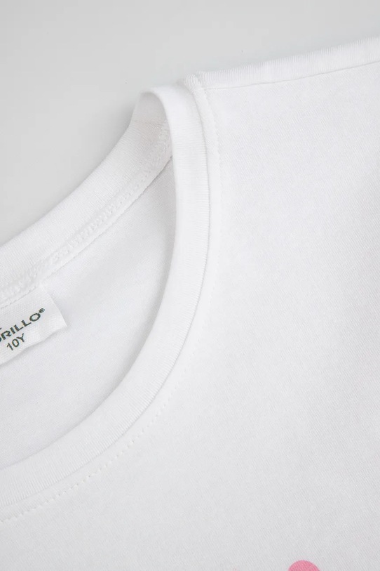 Κοριτσίστικα Παιδικό μπλουζάκι Coccodrillo WC6143206VGA λευκό