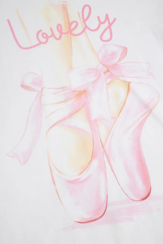 Παιδικό μπλουζάκι Coccodrillo λευκό WC6143206VGA