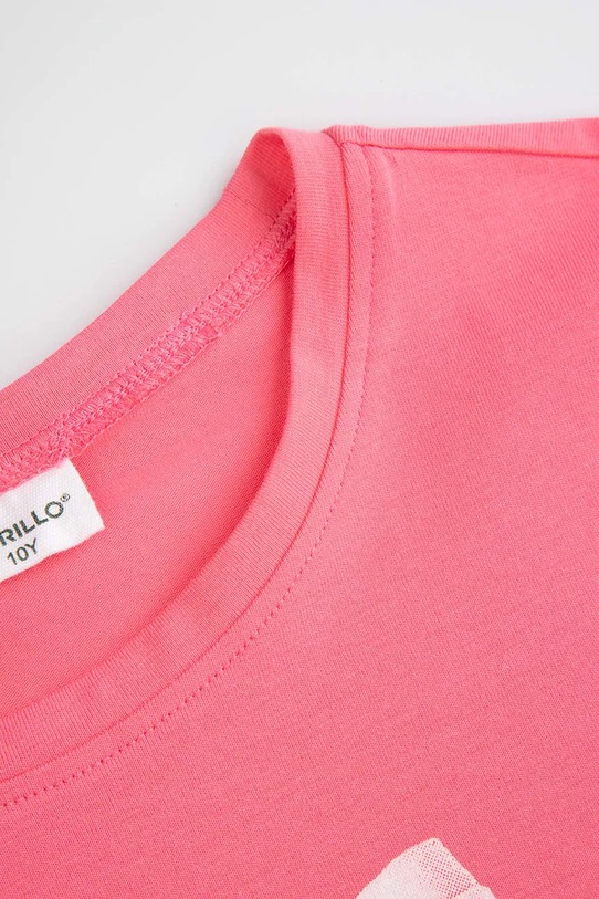 Κοριτσίστικα Παιδικό μπλουζάκι Coccodrillo WC6143208VGA ροζ