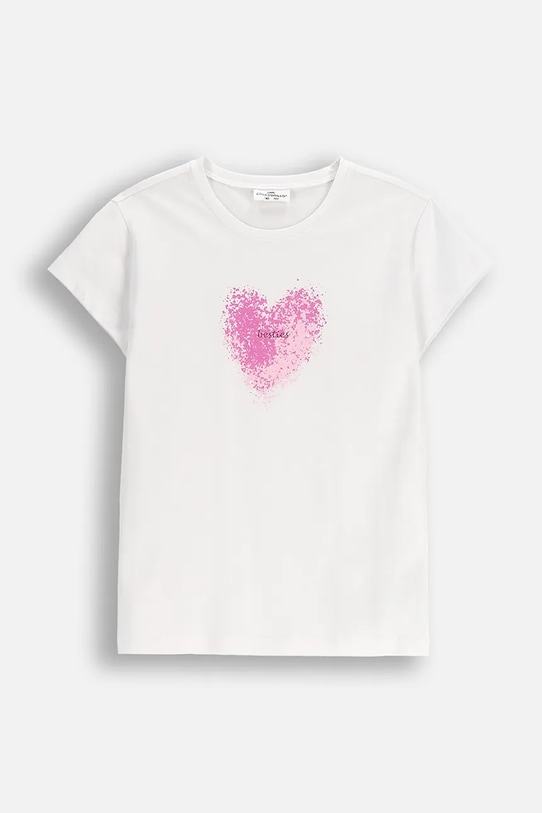 Παιδικό μπλουζάκι Coccodrillo στάμπα λευκό WC6143211VGA