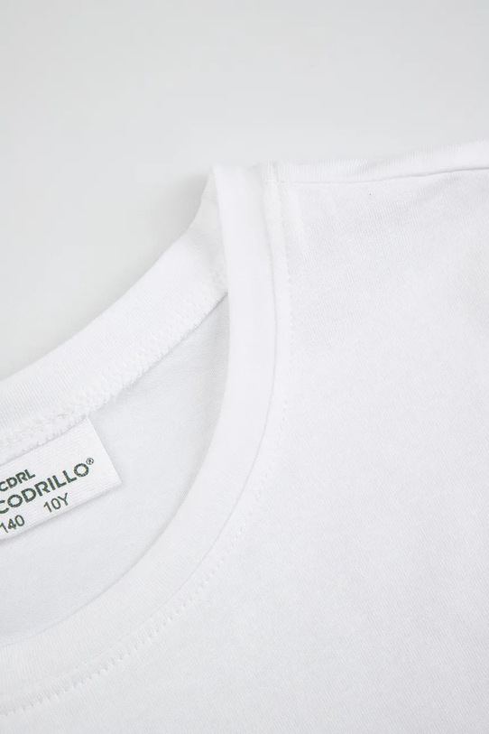 Κοριτσίστικα Παιδικό μπλουζάκι Coccodrillo WC6143211VGA λευκό