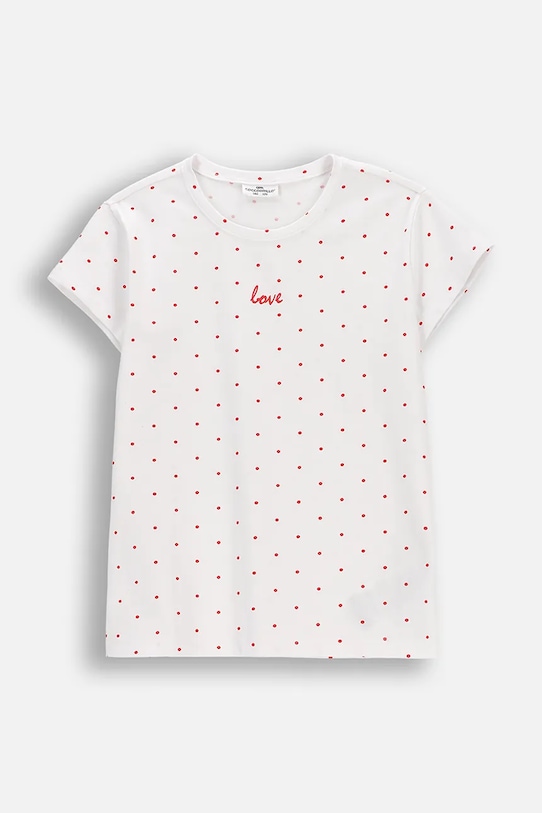 Παιδικό μπλουζάκι Coccodrillo εμπριμέ λευκό WC6143215VGA