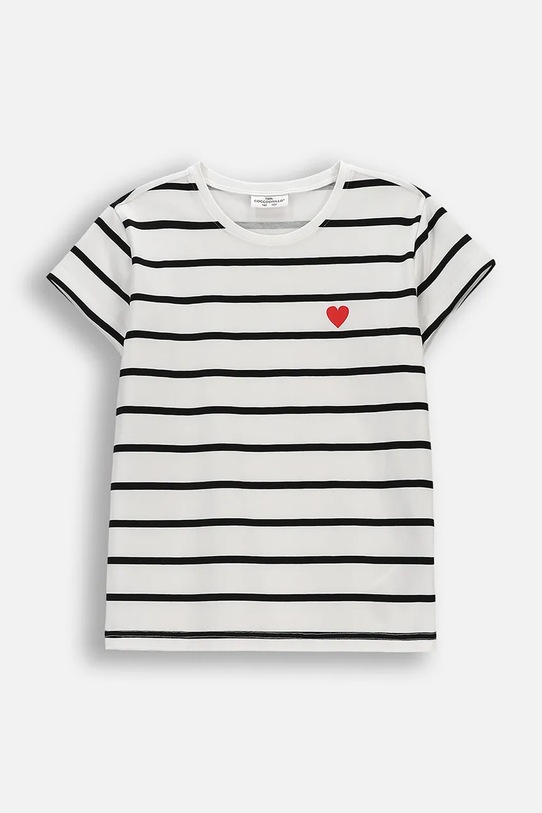 Παιδικό μπλουζάκι Coccodrillo εμπριμέ λευκό WC6143216VGA