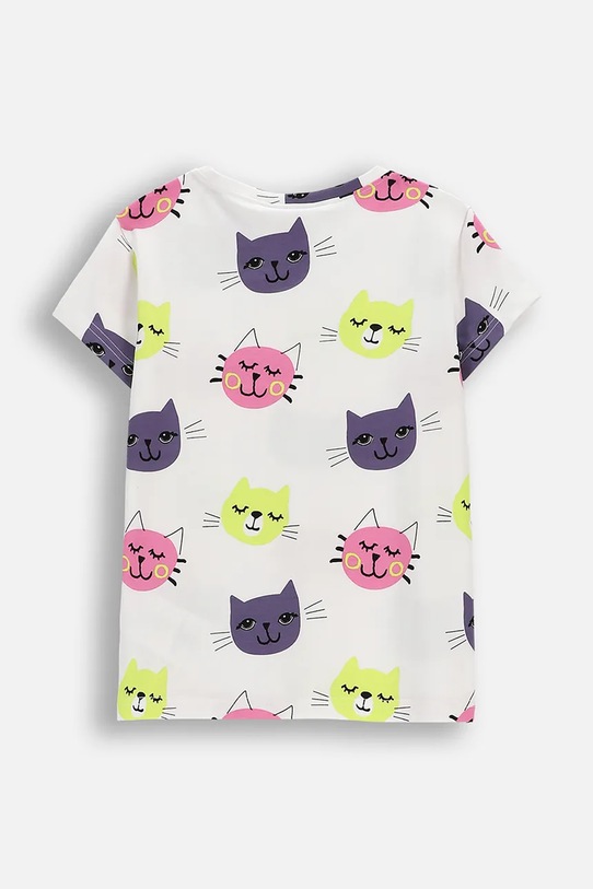 Παιδικό μπλουζάκι Coccodrillo WC6143221VGA λευκό SS26