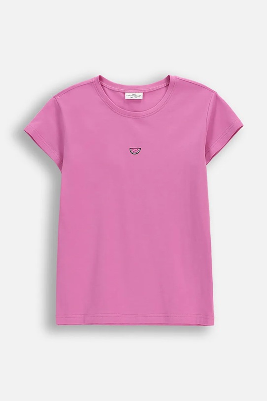 Детска тениска Coccodrillo еластичен розов WC6143225VGA